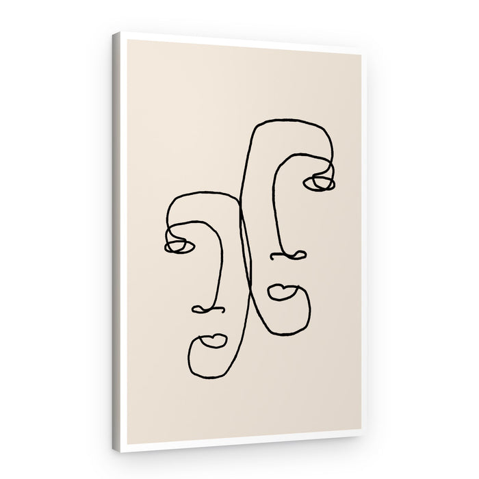 Curved Reflections – Canvas Print