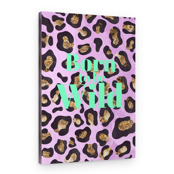 Born To Be Wild Pattern – Canvas Print