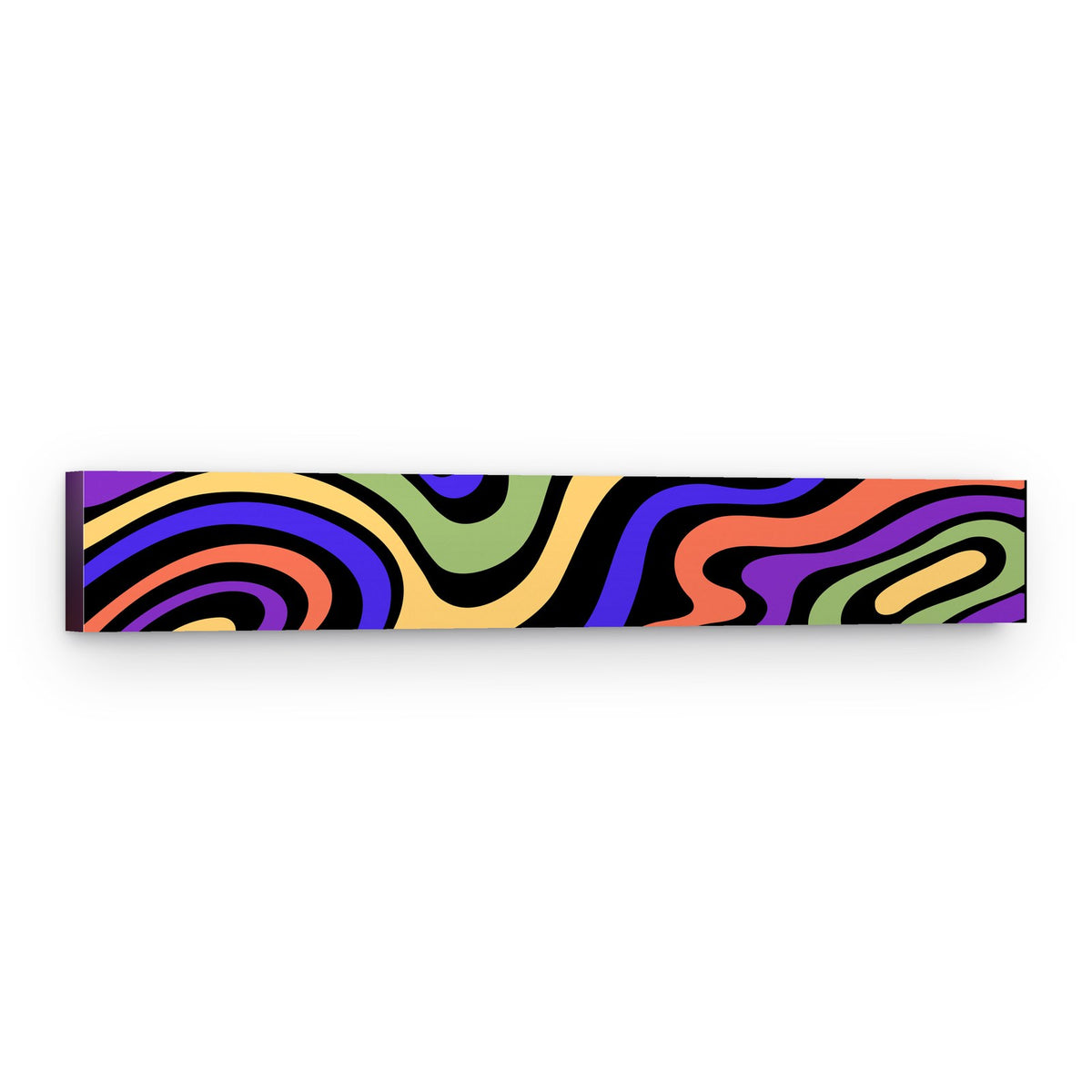 Vibrant Wavy Abstract – Canvas Print