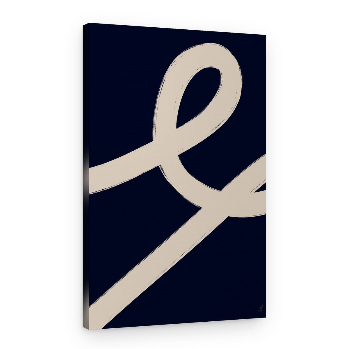 Elegant Flowing Lines – Canvas Print