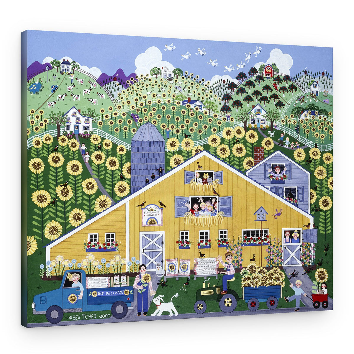 Sunflower Farm Life – Canvas Print