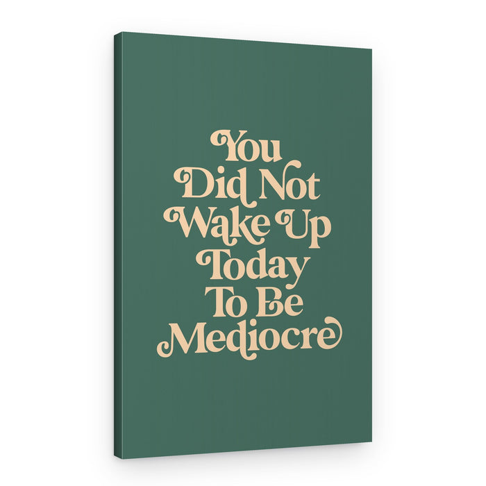 Retro Motivation Quote – Canvas Print