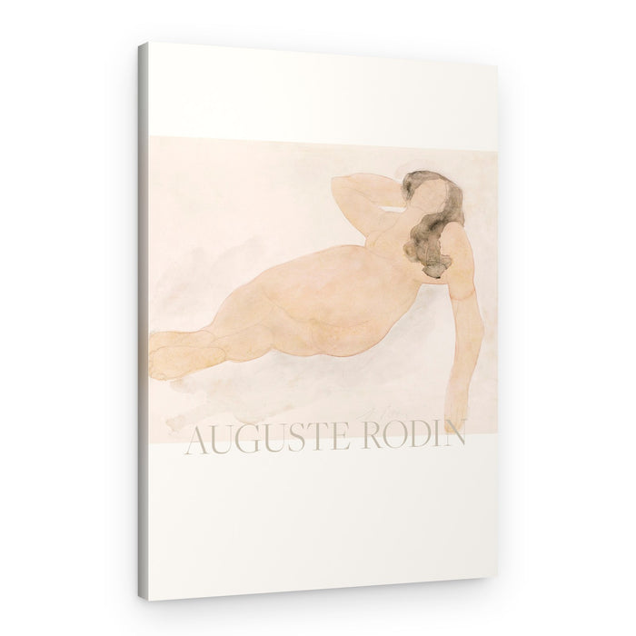 Study of a Nude (lying On Side) – Canvas Print