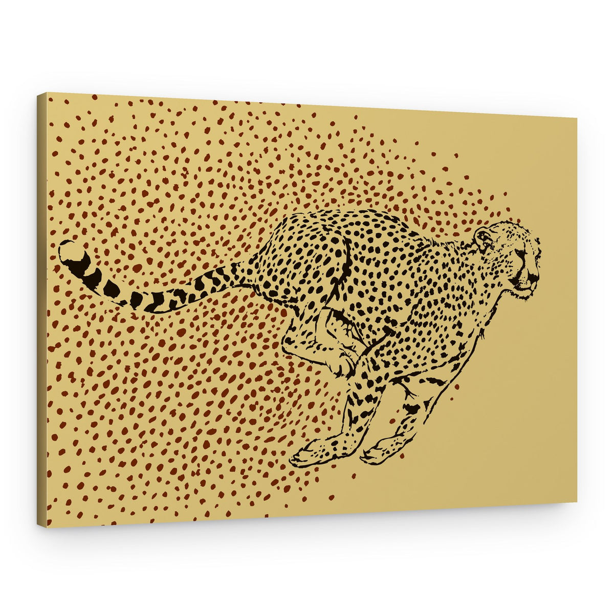 Cheetah In Motion – Canvas Print