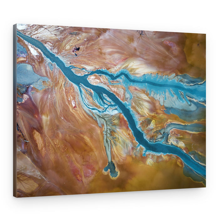Flowing Abstract Landscape – Canvas Print