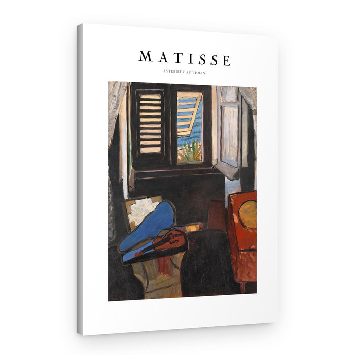 Intérieur Au Violon – Canvas Print