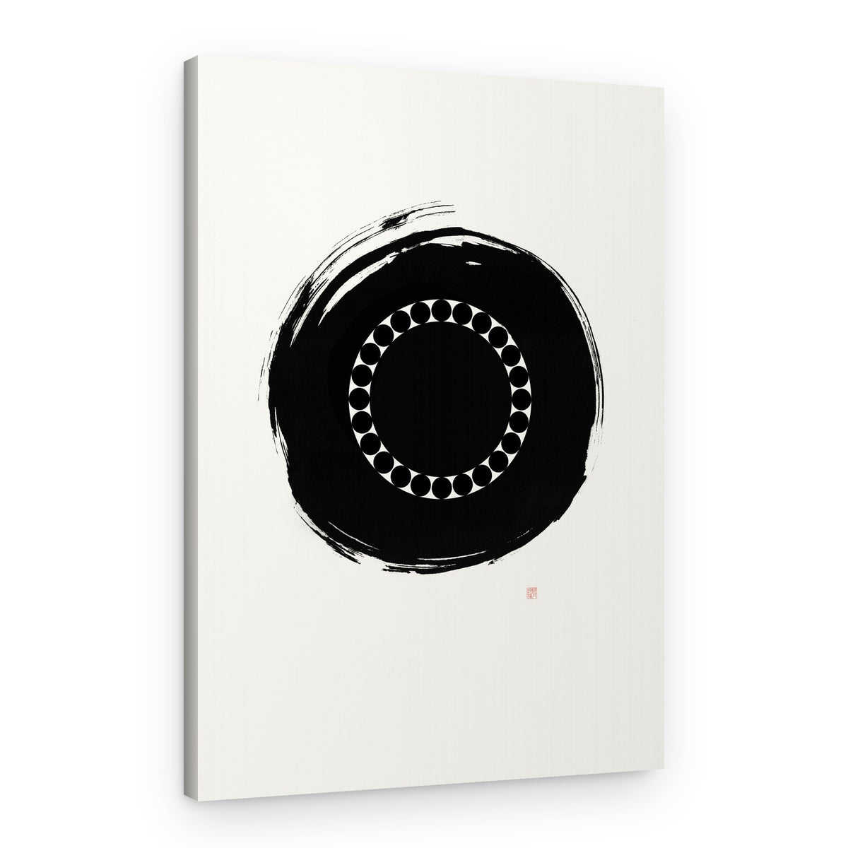 Zen Enso Circle – Canvas Print