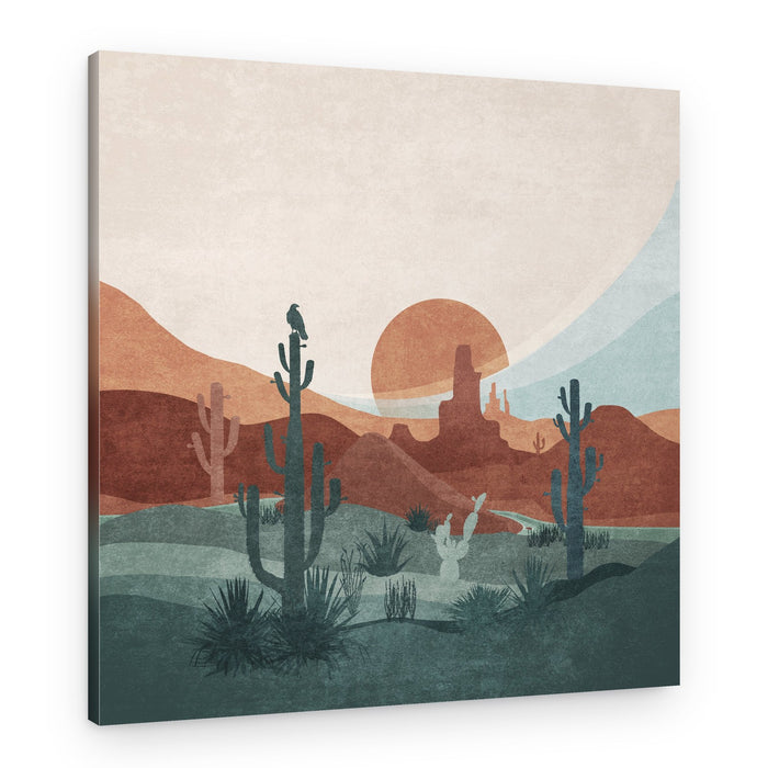 Desert Sundown Vista – Canvas Print