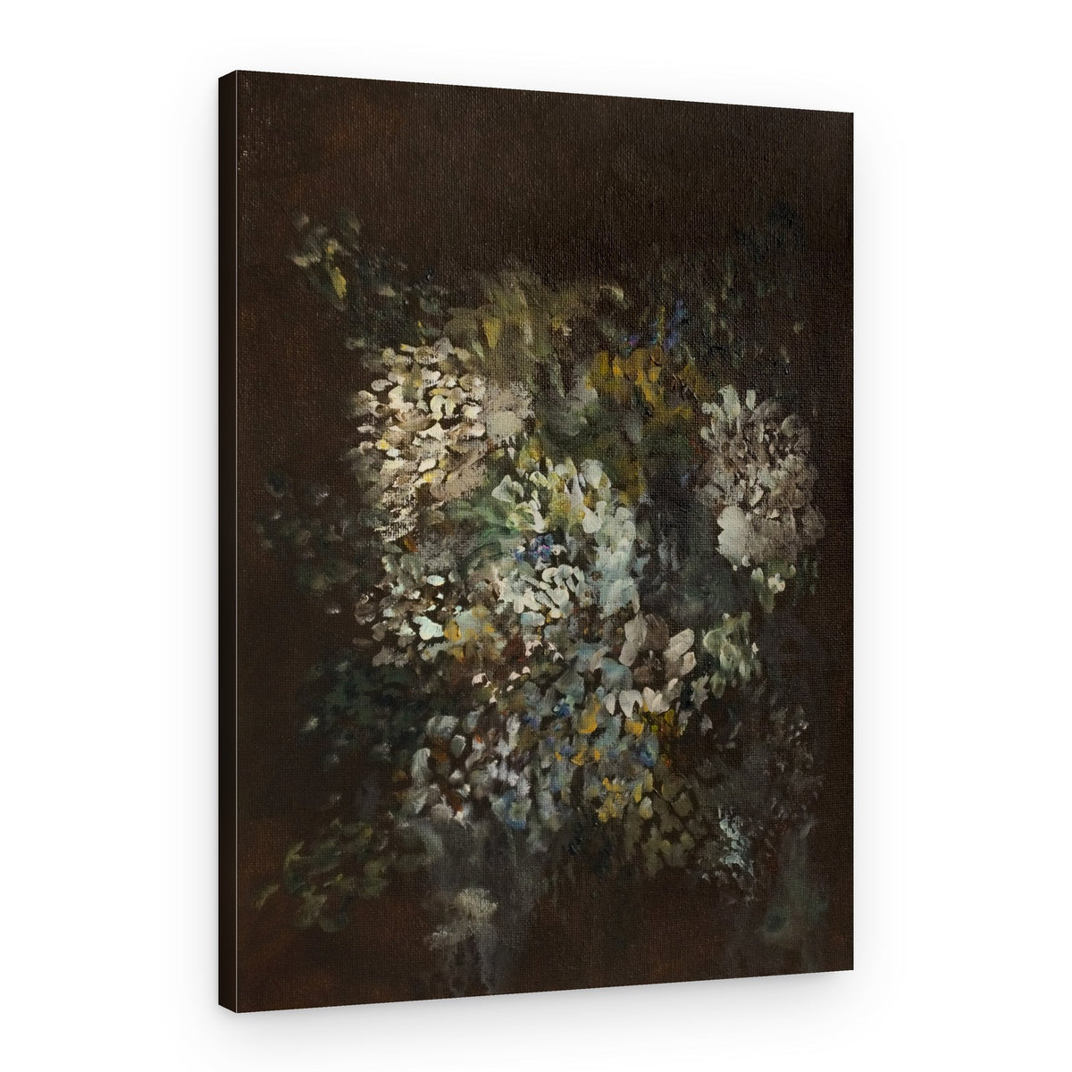 Dark Floral Bouquet – Canvas Print