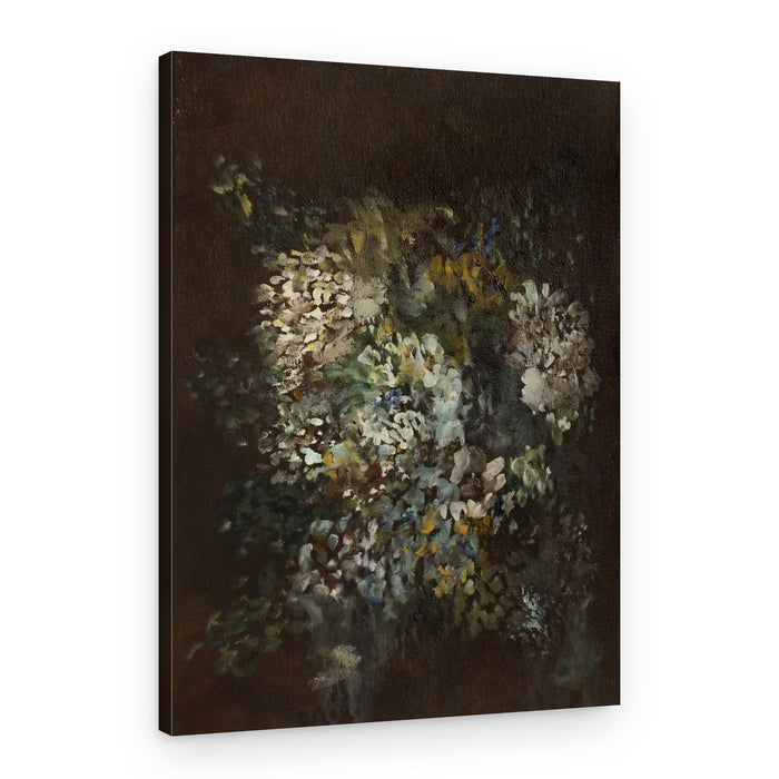 Dark Floral Bouquet – Canvas Print