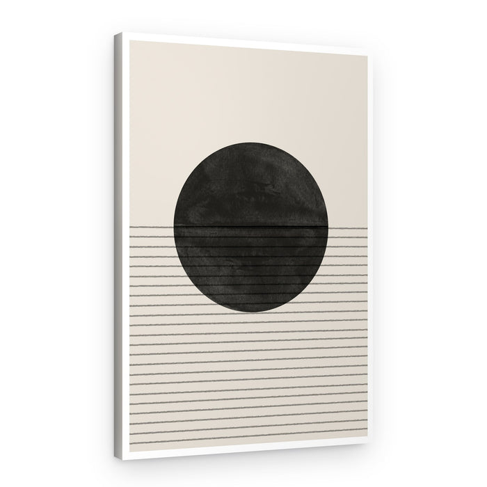 Monochrome Horizon – Canvas Print