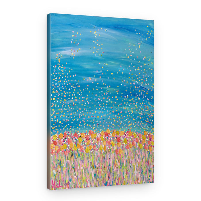Blooming Confetti Sky – Canvas Print