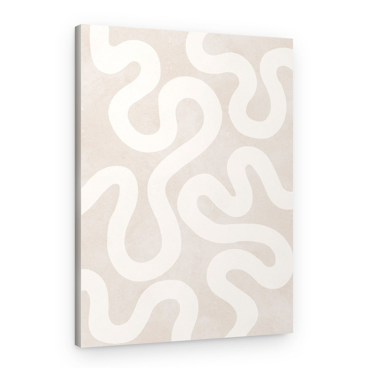 Modern Wavy Lines – Canvas Print