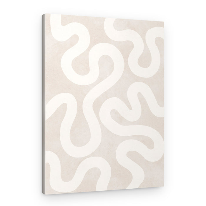 Modern Wavy Lines – Canvas Print