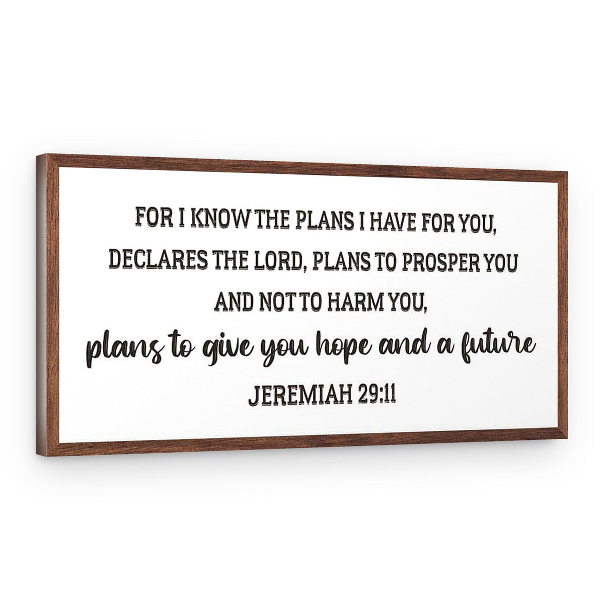 For I Know The Plans I Have For You Wall Art Canvas Print – Canvas Print