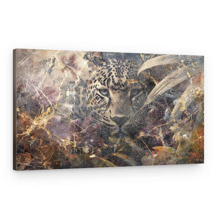 Mysterious Jungle Leopard – Canvas Print