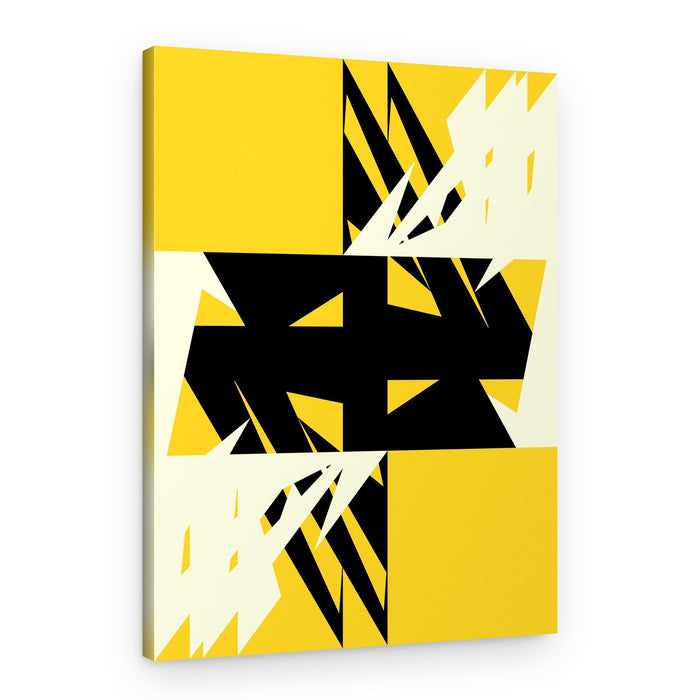 Bold Abstract Angles – Canvas Print