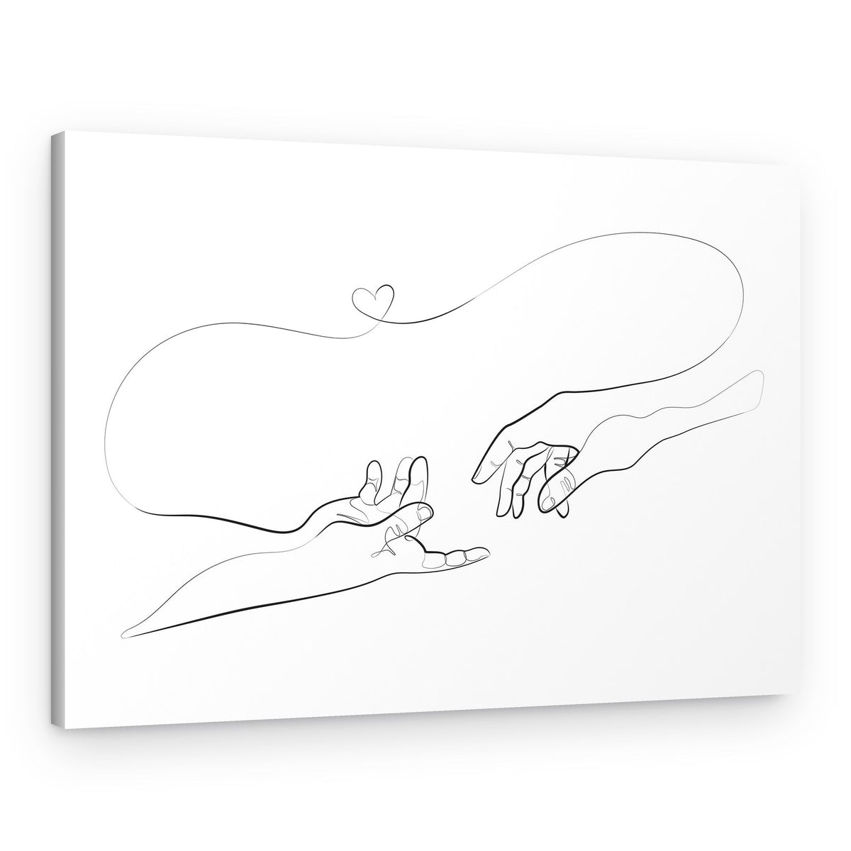 Reaching Hands Of Love – Canvas Print