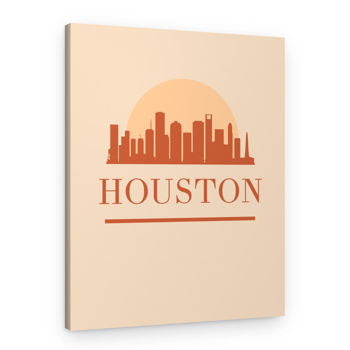 Iconic Houston Skyline – Canvas Print