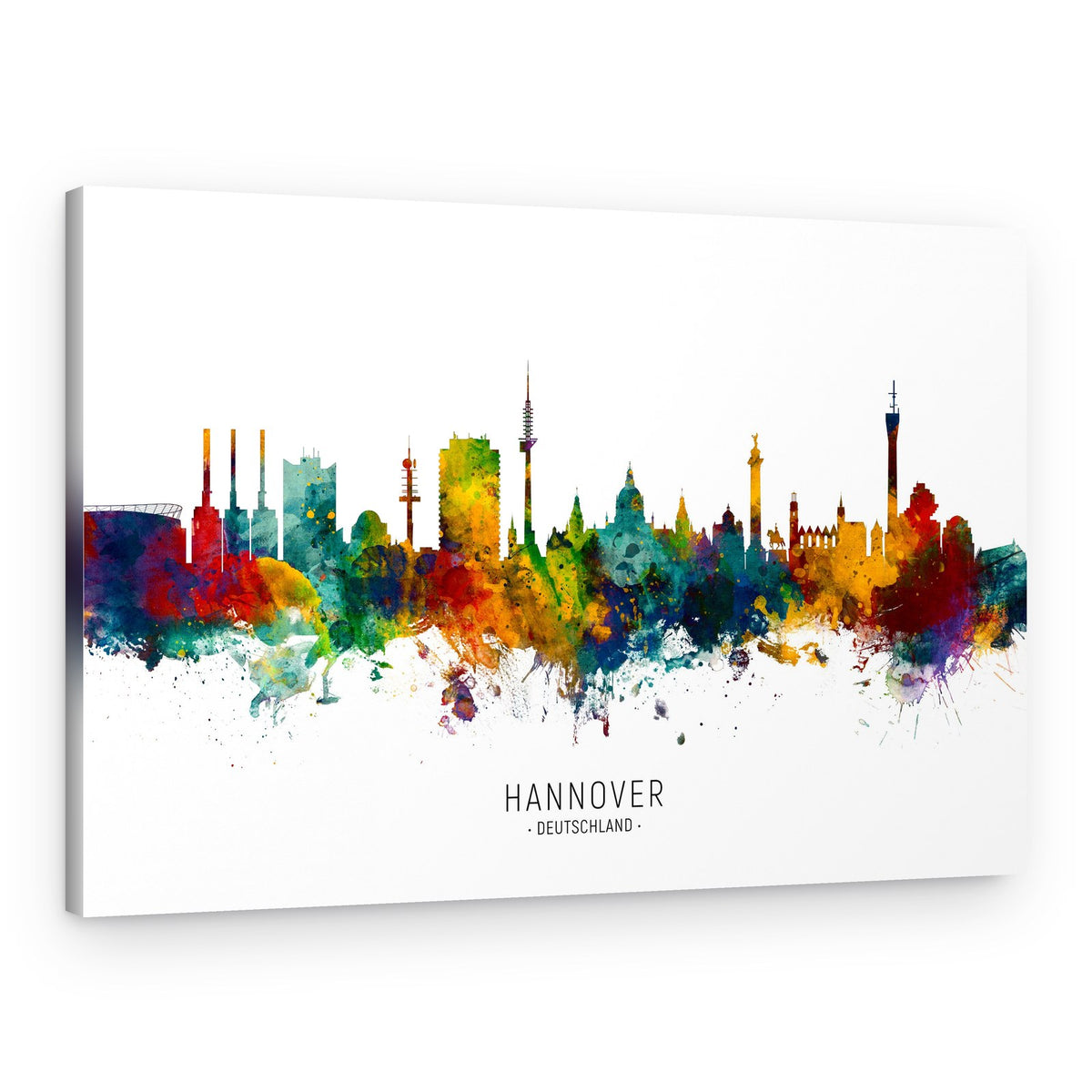 Vibrant Hannover Cityscape – Canvas Print