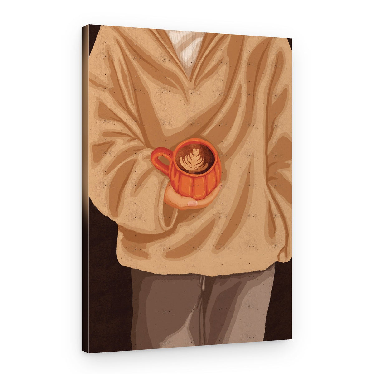 Cozy Fall Coffee – Canvas Print