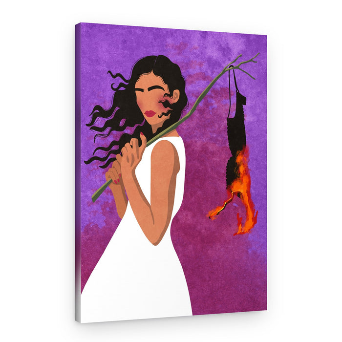 No bra club – Canvas Print