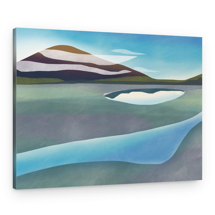 Calm Mountain Lake – Canvas Print
