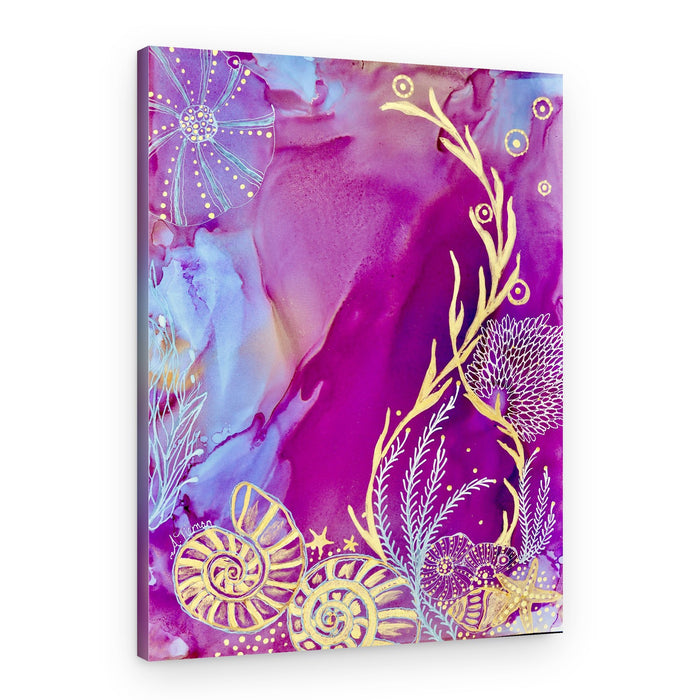 Golden Ocean Jewels – Canvas Print