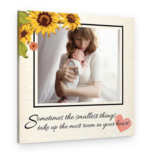 Sometimes The Smallest Things Take Up The Most Room in Your Heart Photo Canvas Print
