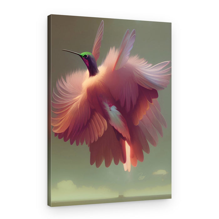 Vibrant Ethereal Bird – Canvas Print
