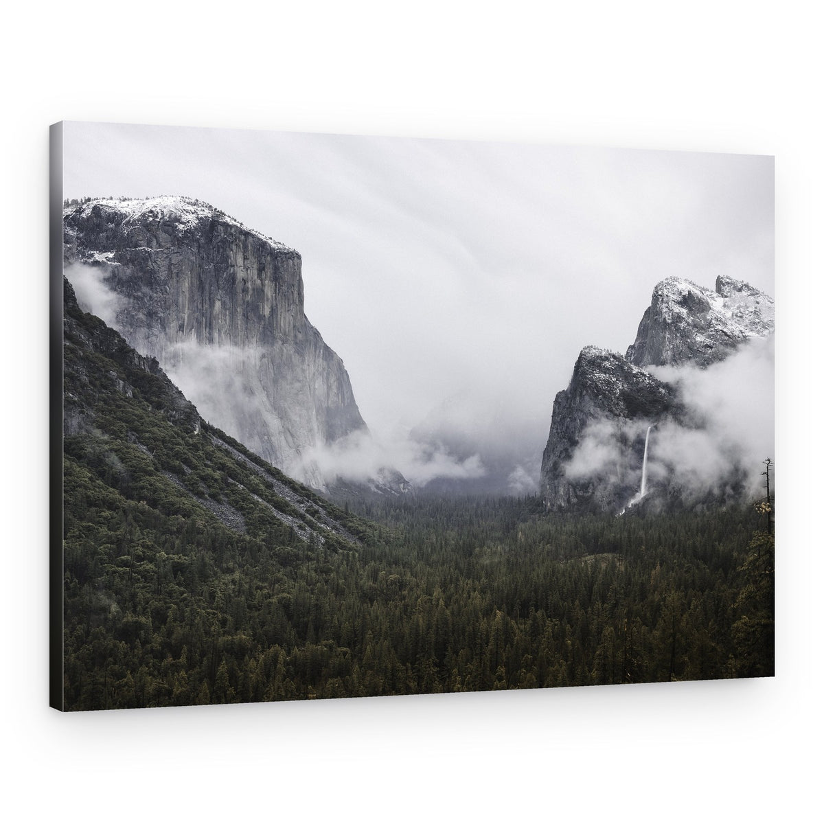 Misty Mountain Valley – Canvas Print
