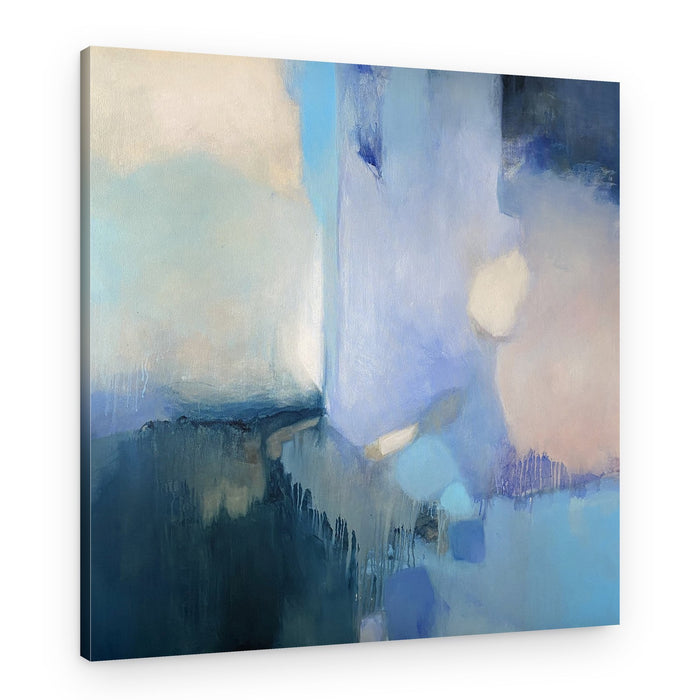 Abstract Blue Serenity – Canvas Print