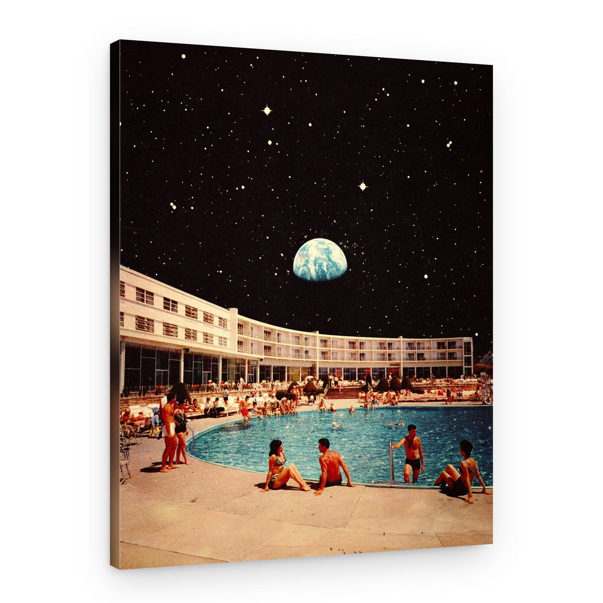 Lunar Pool – Canvas Print