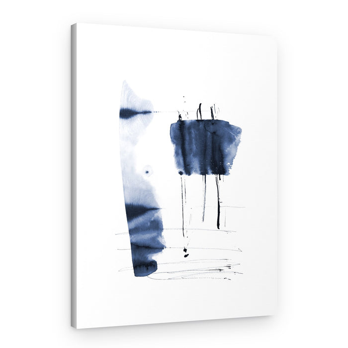 Modern Indigo Flow – Canvas Print