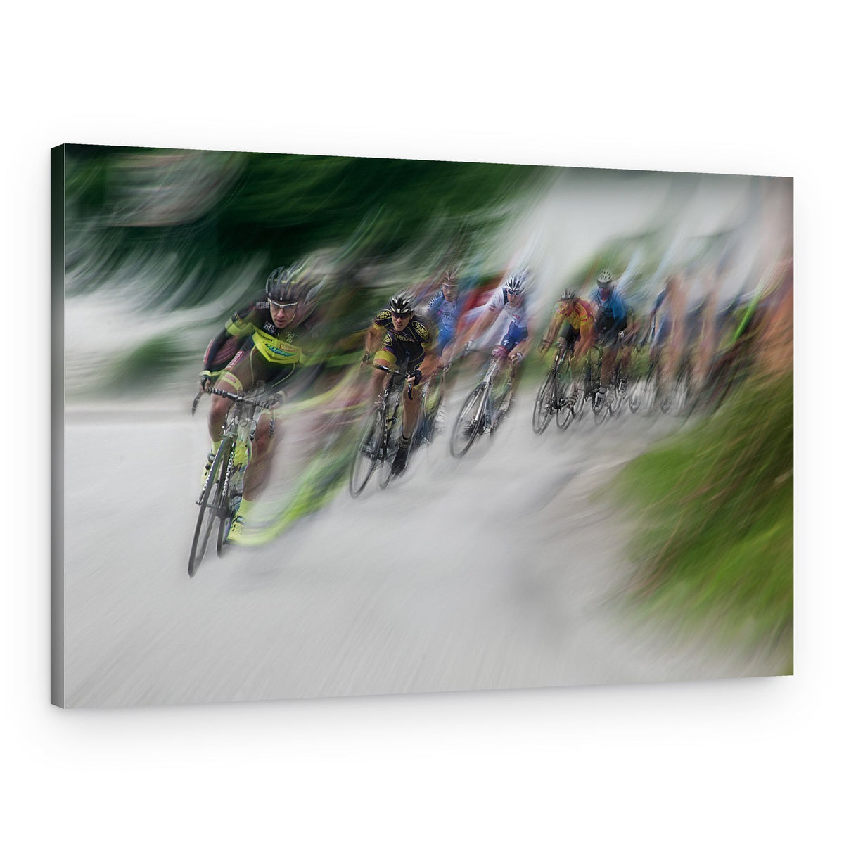 Speedy Bike Race – Canvas Print