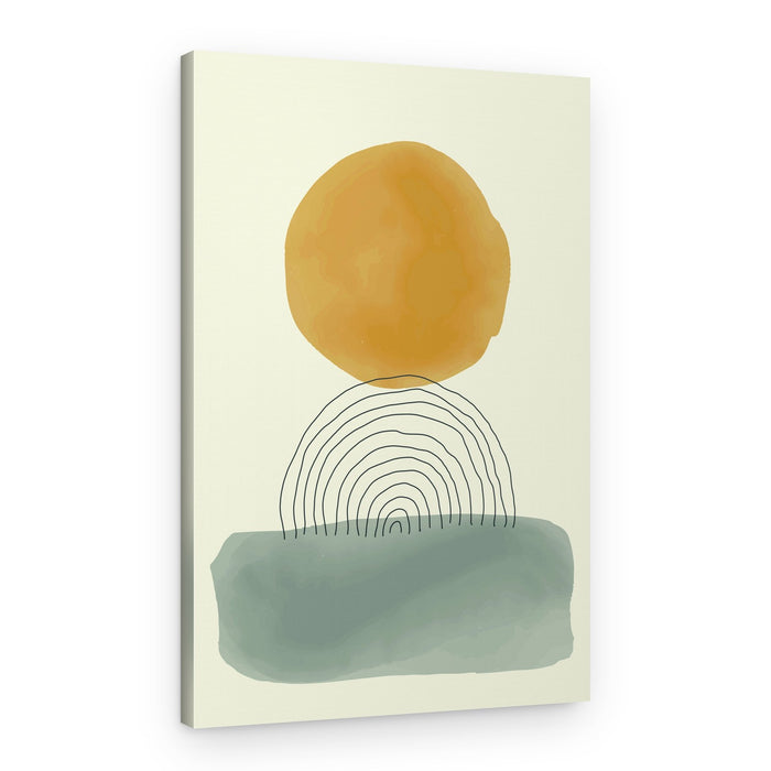 Abstract Sun Arches – Canvas Print