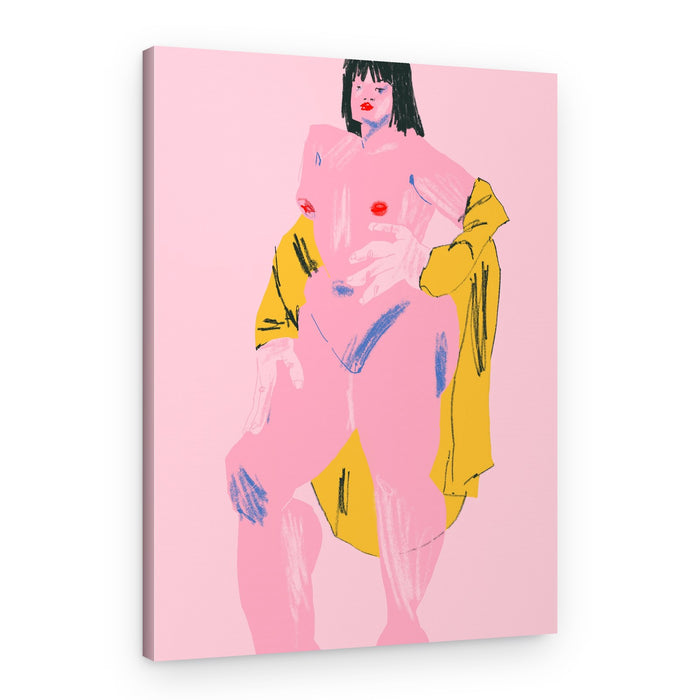 Modern Nude Figure – Canvas Print