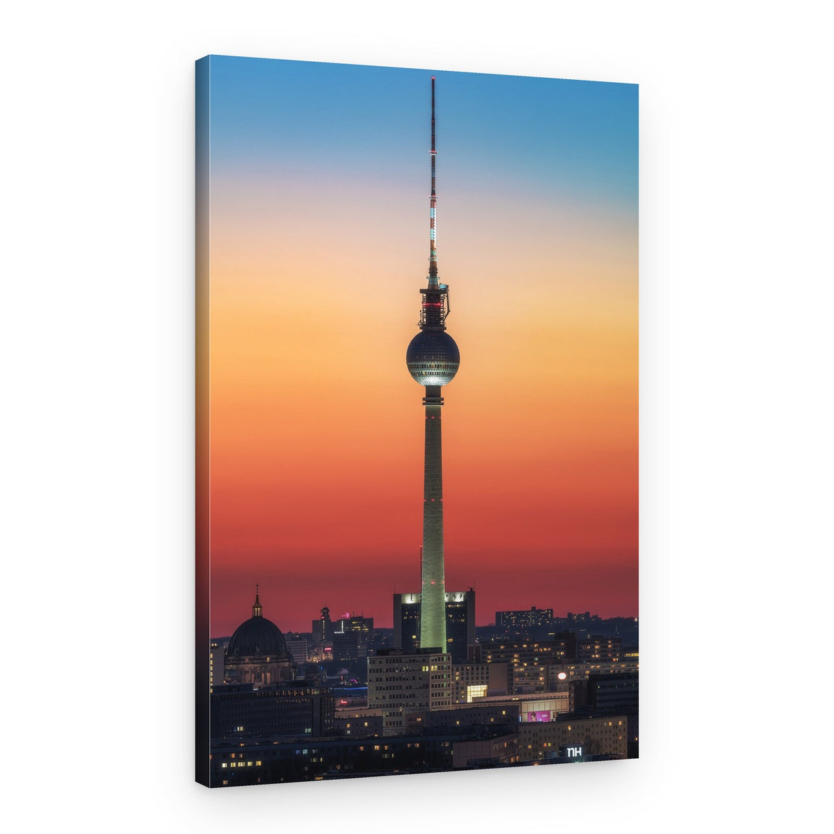 Berlin TV Tower Sunset – Canvas Print