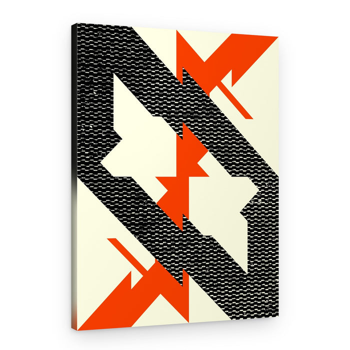Dynamic Geometric Flow – Canvas Print