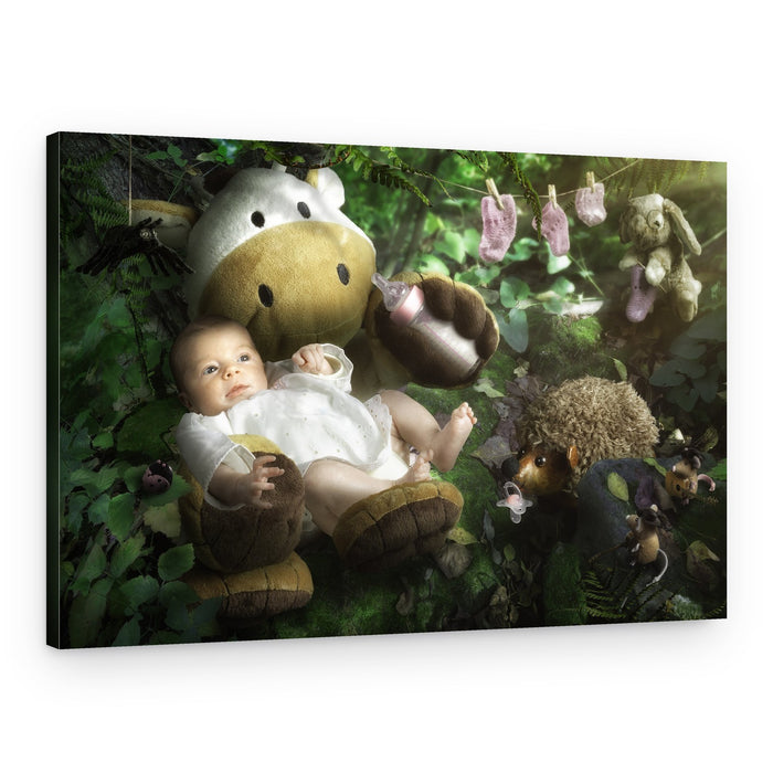 Sweet Woodland Friends – Canvas Print