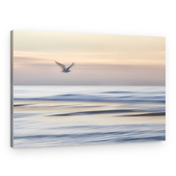 Dreamy Ocean Bird Flight – Canvas Print