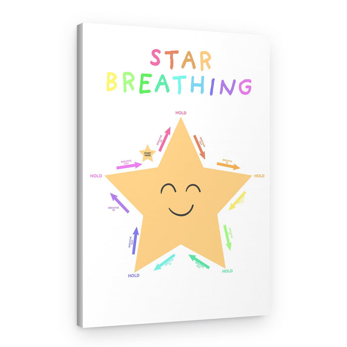 Happy Star Breathing – Canvas Print