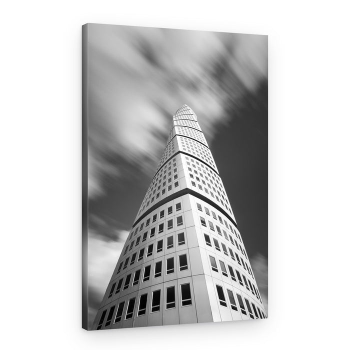 Modern Spiral Tower – Canvas Print
