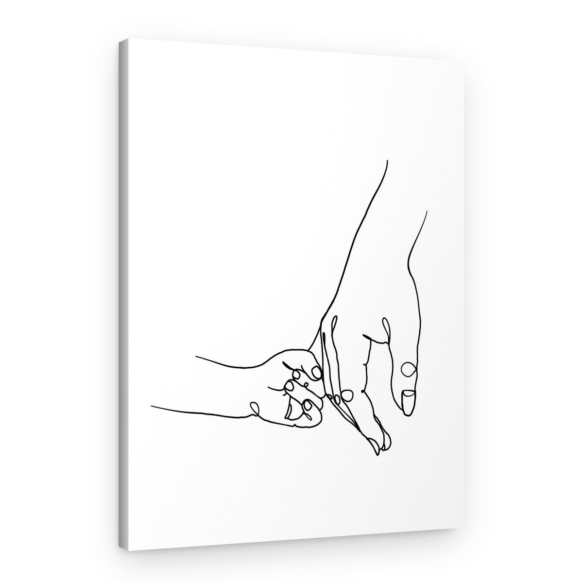 Holding Tiny Hands – Canvas Print