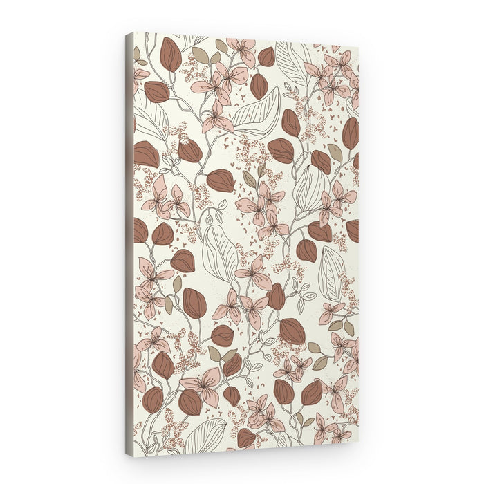 Blush Floral Pattern – Canvas Print