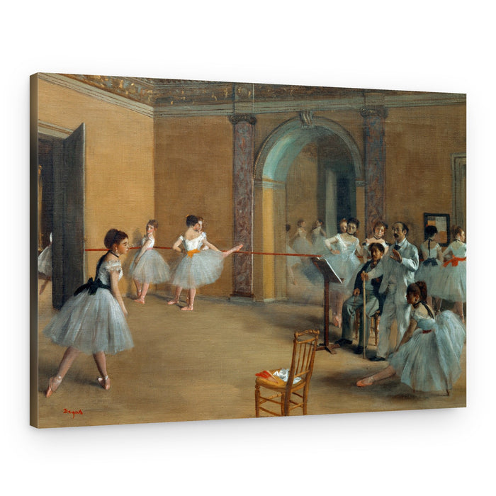 The Dance Foyer At the Opera On the Rue Le Peletier – Canvas Print