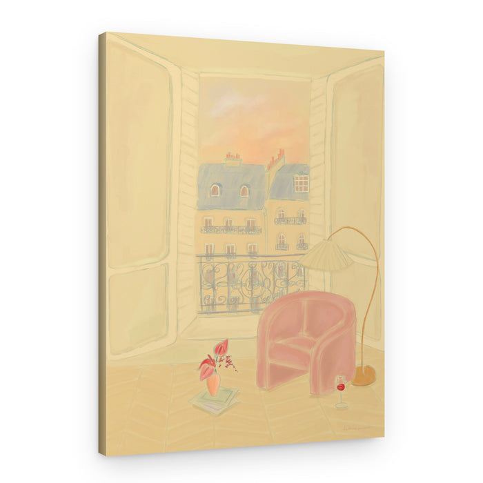 Cozy Paris Apartment – Canvas Print