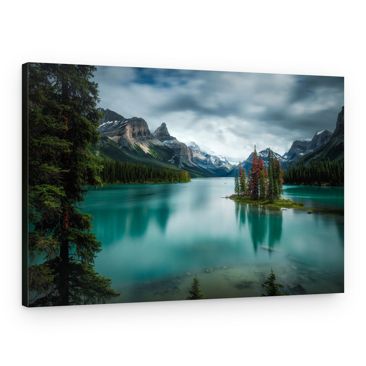 Maligne Lake Spirit Island – Canvas Print