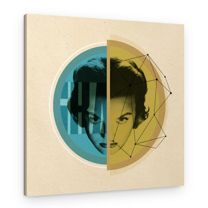 Retro Mind Connections – Canvas Print