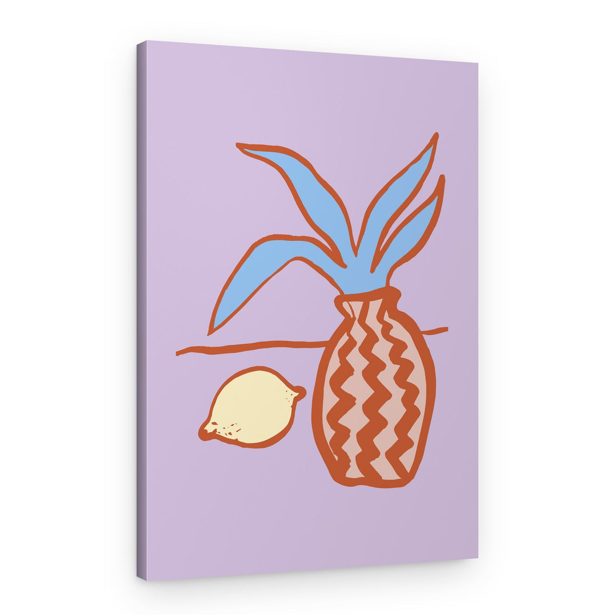 Tropical Fruit Still Life – Canvas Print